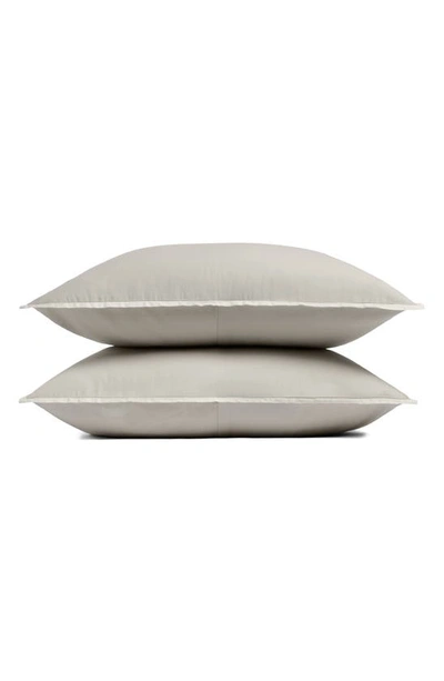 Parachute Soft Luxe Set Of 2 Organic Cotton Shams In Bone