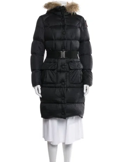 Pre-owned Parajumpers Down Coat In Black