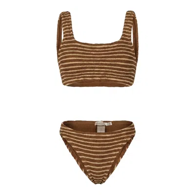 Paramidonna Women's Emily Moca/sugar Stripe In Brown