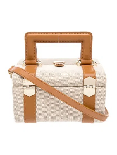 Pre-owned Paravel Canvas Top Handle Bag In Neutrals