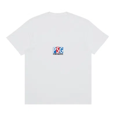 Pre-owned Paris Saint-germain Goat Exclusive  ‘92-'96 Logo Tee 'optic White'