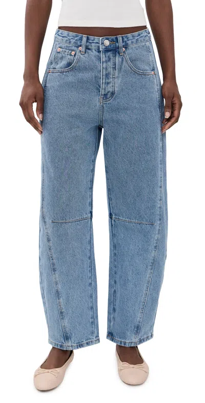 Parke Horseshoe Jeans Vintage Wash In Blue