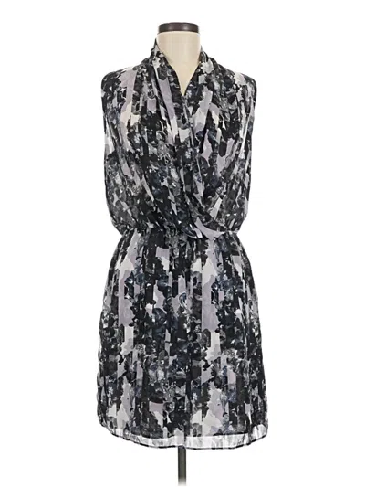 Pre-owned Parker Cocktail Dress In Gray