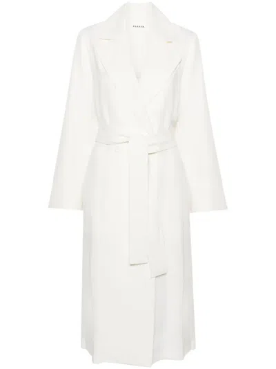P.a.r.o.s.h Double-breasted Trench Coat In Neutrals
