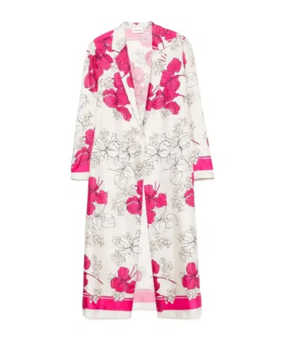 P.a.r.o.s.h Silk Coat In White