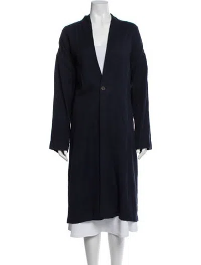 Pre-owned Pas De Calais Coat In Blue