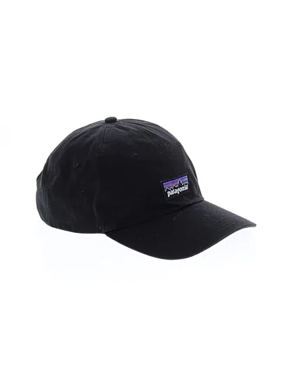 Pre-owned Patagonia Baseball Cap In Black