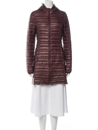 Pre-owned Patagonia Down Coat In Brown