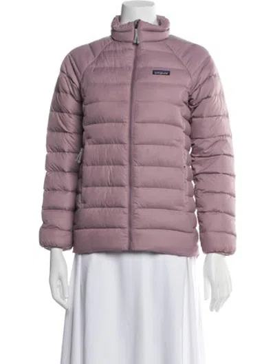 Pre-owned Patagonia Down Jacket In Purple