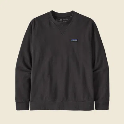 Patagonia Used Regenerative Organic Certified® Cotton Crewneck Sweatshirt In Ink Black In Brown