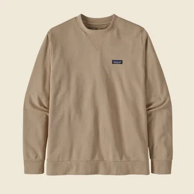 Patagonia Used Regenerative Organic Certified® Cotton Crewneck Sweatshirt In Oar Tan In Brown