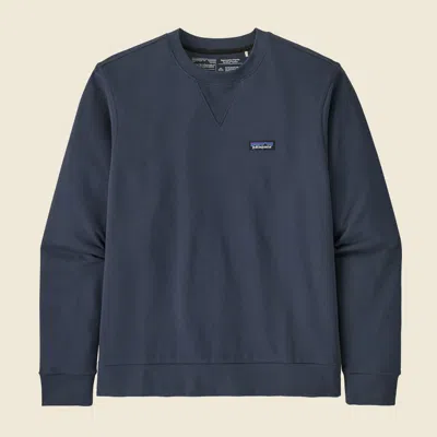 Patagonia Used Regenerative Organic Certified® Cotton Crewneck Sweatshirt In Smolder Blue