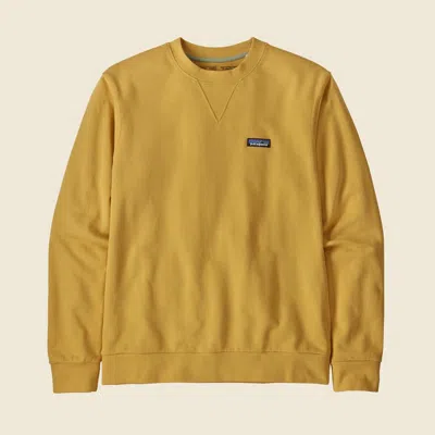 Patagonia Used Regenerative Organic Certified® Cotton Crewneck Sweatshirt In Surfboard Yellow