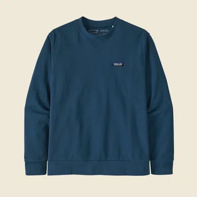 Patagonia Used Regenerative Organic Certified® Cotton Crewneck Sweatshirt In Tidepool Blue