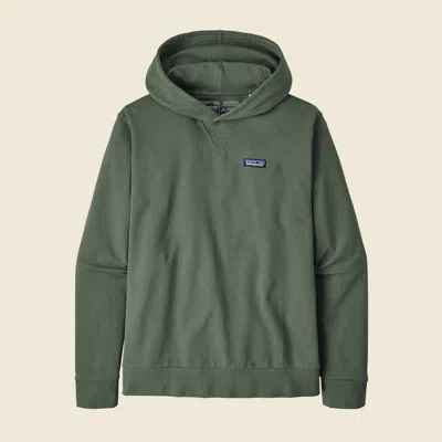 Patagonia Used Regenerative Organic Certified® Cotton Hoody Sweatshirt In Hemlock Green
