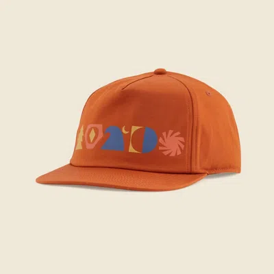 Patagonia Used Spirited Seasons Funfarer Cap In Sandhill Rust - Trucker Hats & Caps - Organic Cotton In Orange
