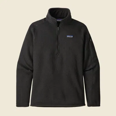 Patagonia Used Women's Better Sweater® 1/4-zip In Black