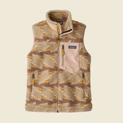 Patagonia Used Women's Classic Retro-x® Vest In Natural In Neutral