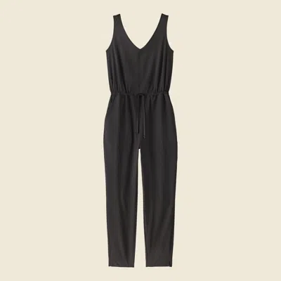 Patagonia Used Women's Fleetwith Jumpsuit In Black In Multi