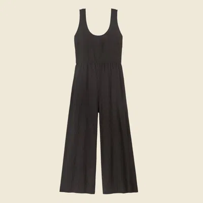 Patagonia Used Women's Garden Island Jumpsuit In Black In Brown