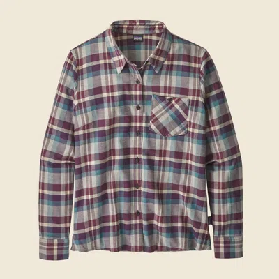 Patagonia Used Women's Heywood Flannel Shirt In Light Balsamic In Multi