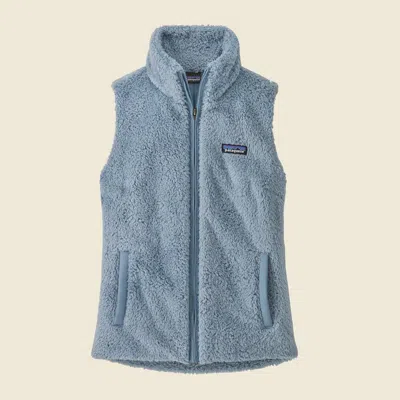 Patagonia Used Women's Los Gatos Vest In Light Plume Grey In Blue