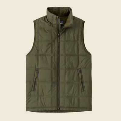 Patagonia Used Women's Lost Canyon Vest In Pine Needle Green In Brown
