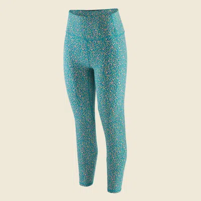 Patagonia Used Women's Maipo 7/8 Tights In Subtidal Blue