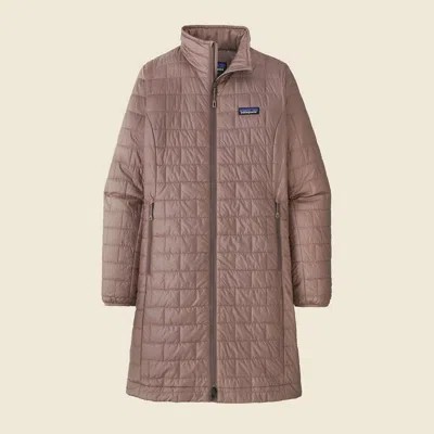 Patagonia Used Women's Nano Puff® Parka In Stingray Mauve In Pink