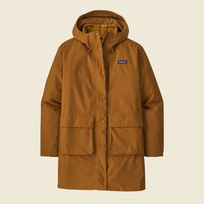 Patagonia Used Women's Pine Bank 3-in-1 Parka In Shelter Brown