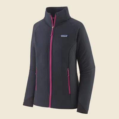 Patagonia Used Women's R2® Techface Jacket In Pitch Blue In Black