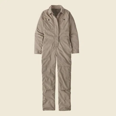 Patagonia Used Women's Shop Coveralls In Pumice In Brown