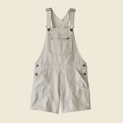 Patagonia Used Women's Stand Up® Overalls - 5" In Dyno White