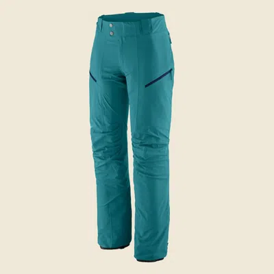 Patagonia Used Women's Stormstride Pants In Belay Blue