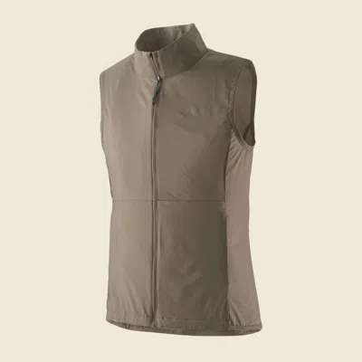 Patagonia Used Women's Trail Craft Vest In Wing Grey In Brown