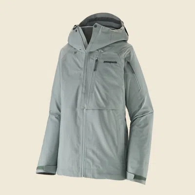 Patagonia Used Women's Untracked Jacket In Sleet Green In Gray