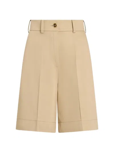 Patou Bermuda Trousers In Beige