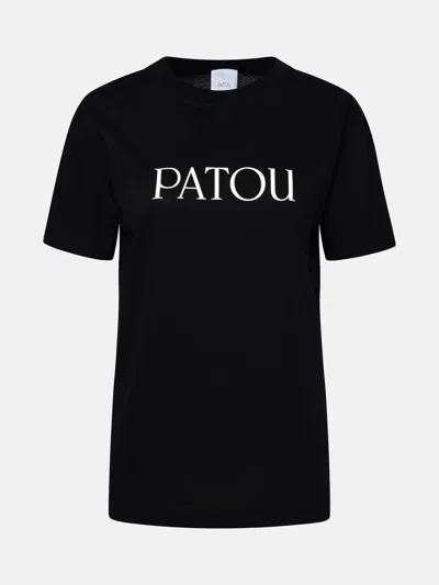 Patou Black Cotton T-shirt