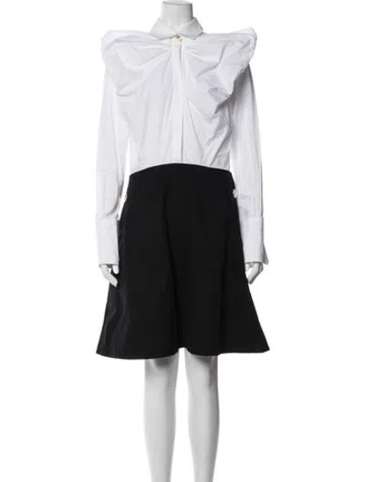 Pre-owned Patou Mini Dress In Black