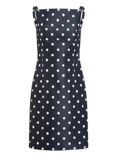 Patou Pencil Midi Dress In Blue