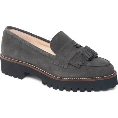 Patricia Green Beckham Tassel Lug Loafer In Gray
