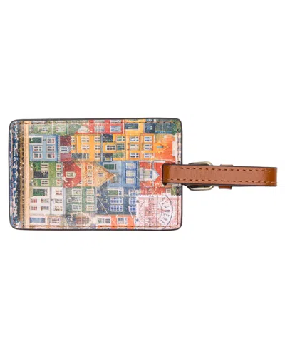 Patricia Nash Copenhagen Homes Along The Coast Of Bergen Luggage Tag