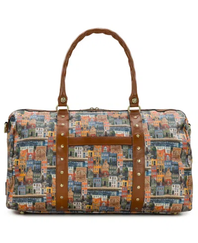 Patricia Nash Milano Homes Along The Coast Of Bergen Weekender Duffle