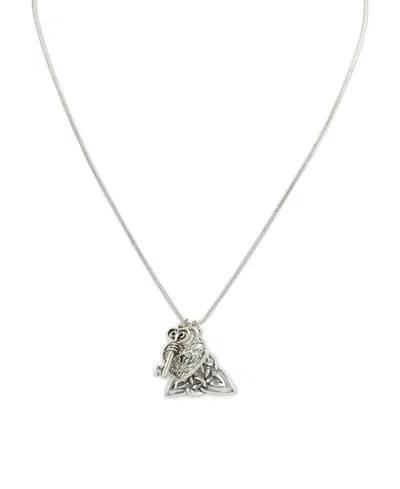 Patricia Nash Silver-tone Heart Charm Adjustable Necklace