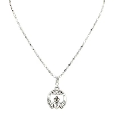 Patricia Nash Silver-tone Triquetra Charm Adjustable Necklace