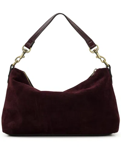 Patricia Nash Women's Suede Kolena Small Shoulder Bag In Plum