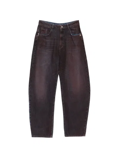 Patrizia Pepe Barrel-leg Jeans In Blue