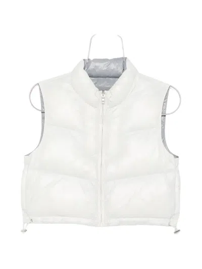 Patrizia Pepe Reversible Padded Vest In Multi