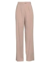 Patrizia Pepe Woman Pants Beige Size 4 Polyester, Elastane