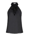 Patrizia Pepe Woman Top Black Size 8 Polyester